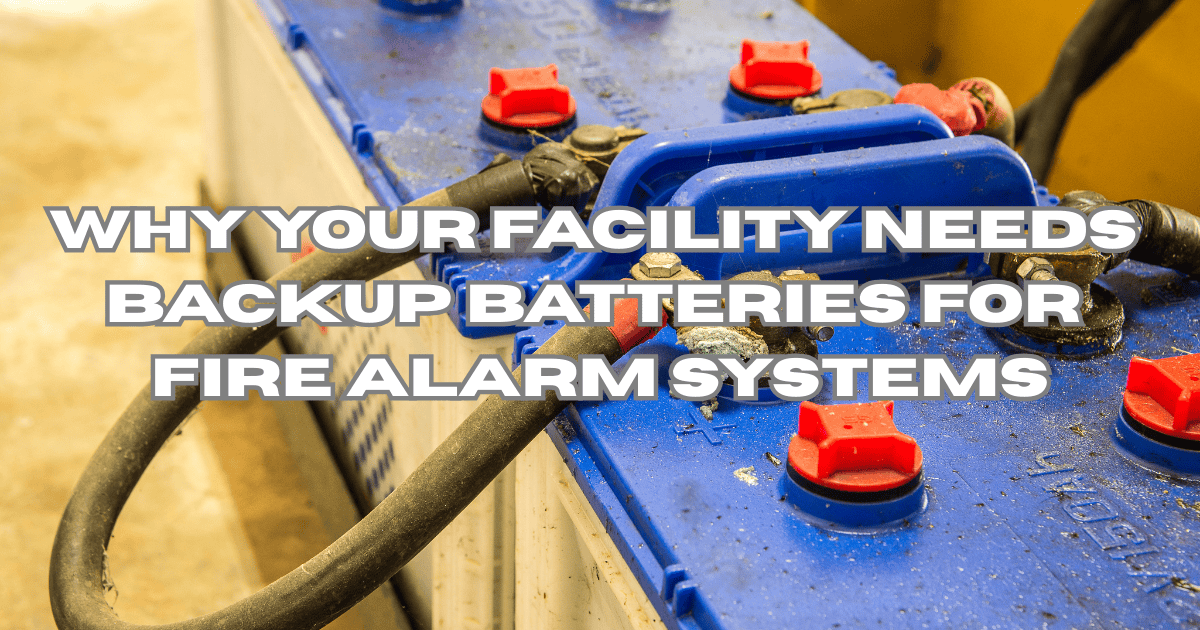 What You Should Know about the Importance of Fire Alarm Backup Batteries for Fire Safety in India: